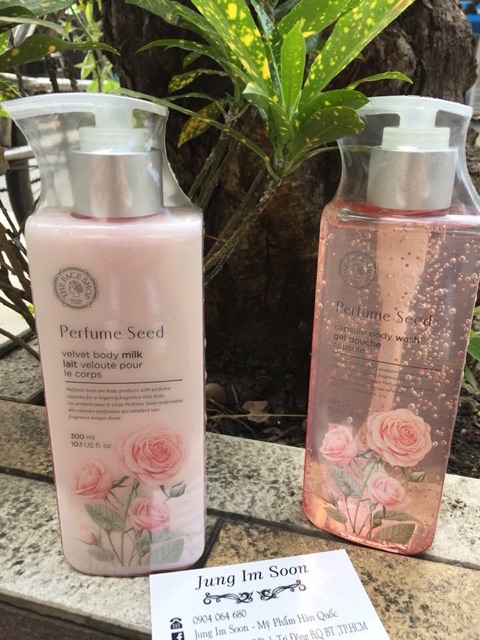 Sữa Tắm, Dưỡng Thể Hương Nước Hoa TFS  Perfume Seed velvet body