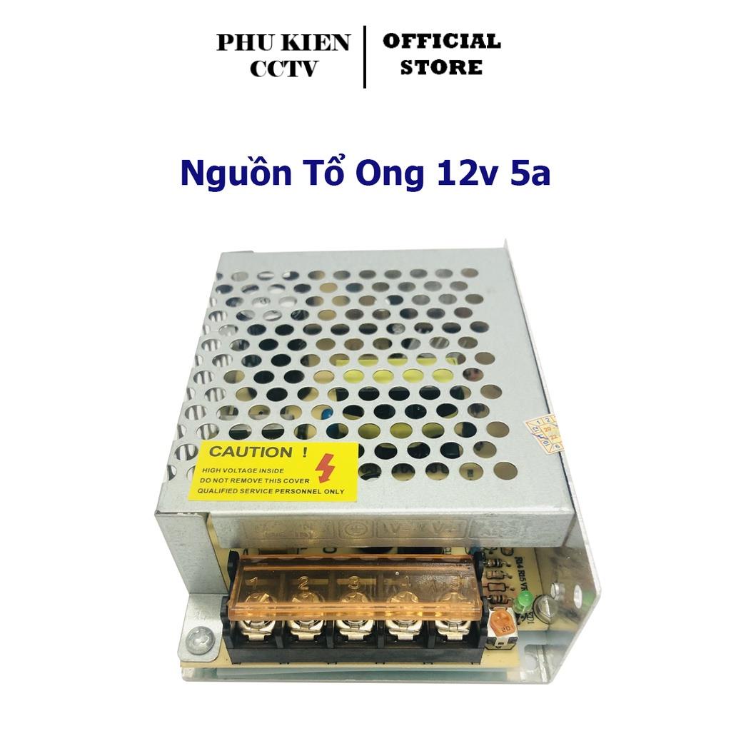 Nguồn Tổ Ong 12V 5A dùng cho hệ thống camera