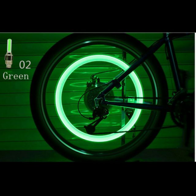 Đèn led neon gắn van xe đạp xe máy