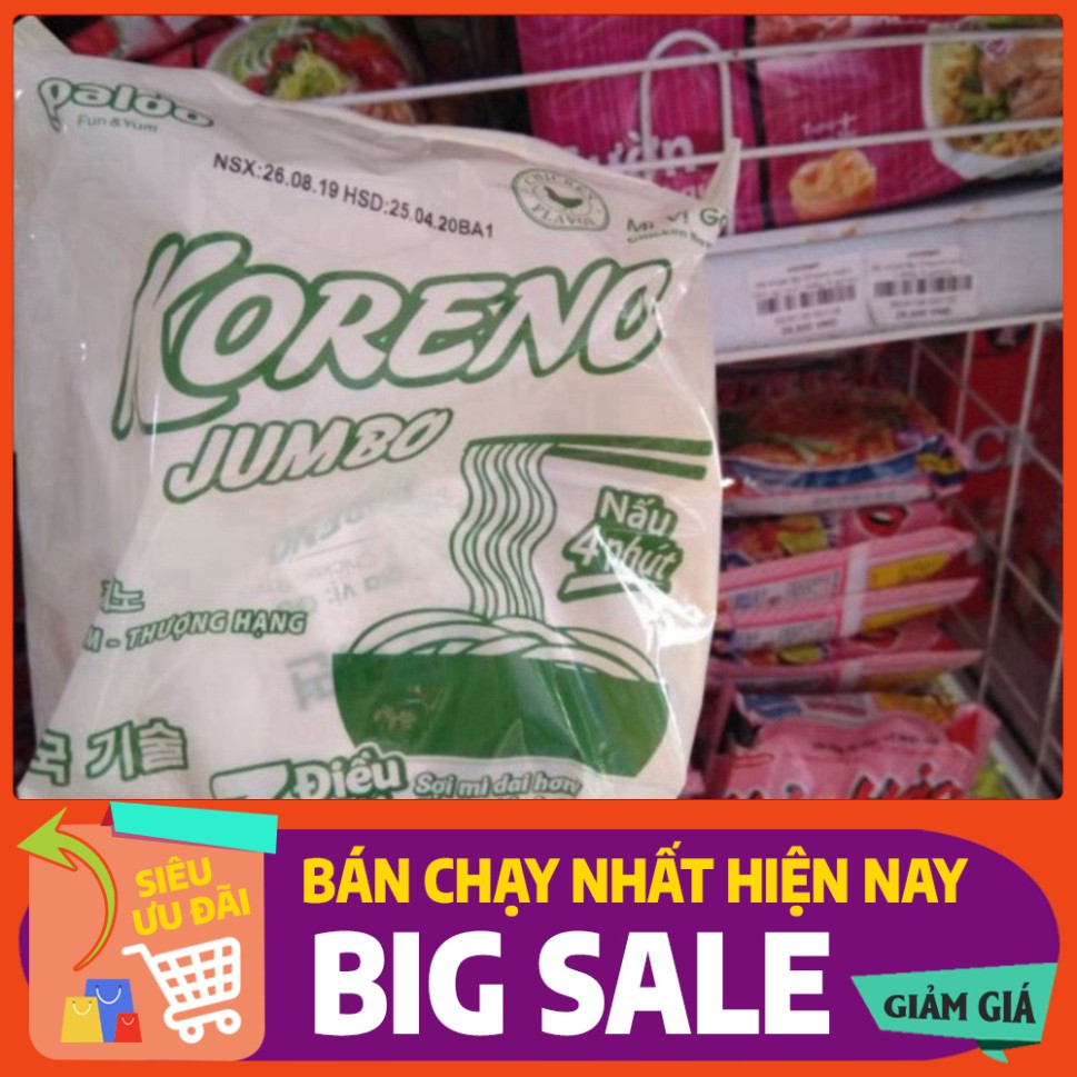 1 gói Mỳ Ăn Liền Koreno thượng hạng mỳ nấu 4 phút jumbo