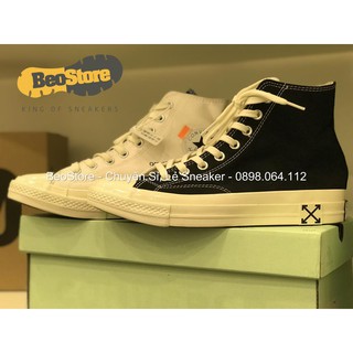 [ FLASH SALE] GIÀY CONVERSE OFFWHITE ĐEN FULLBOX