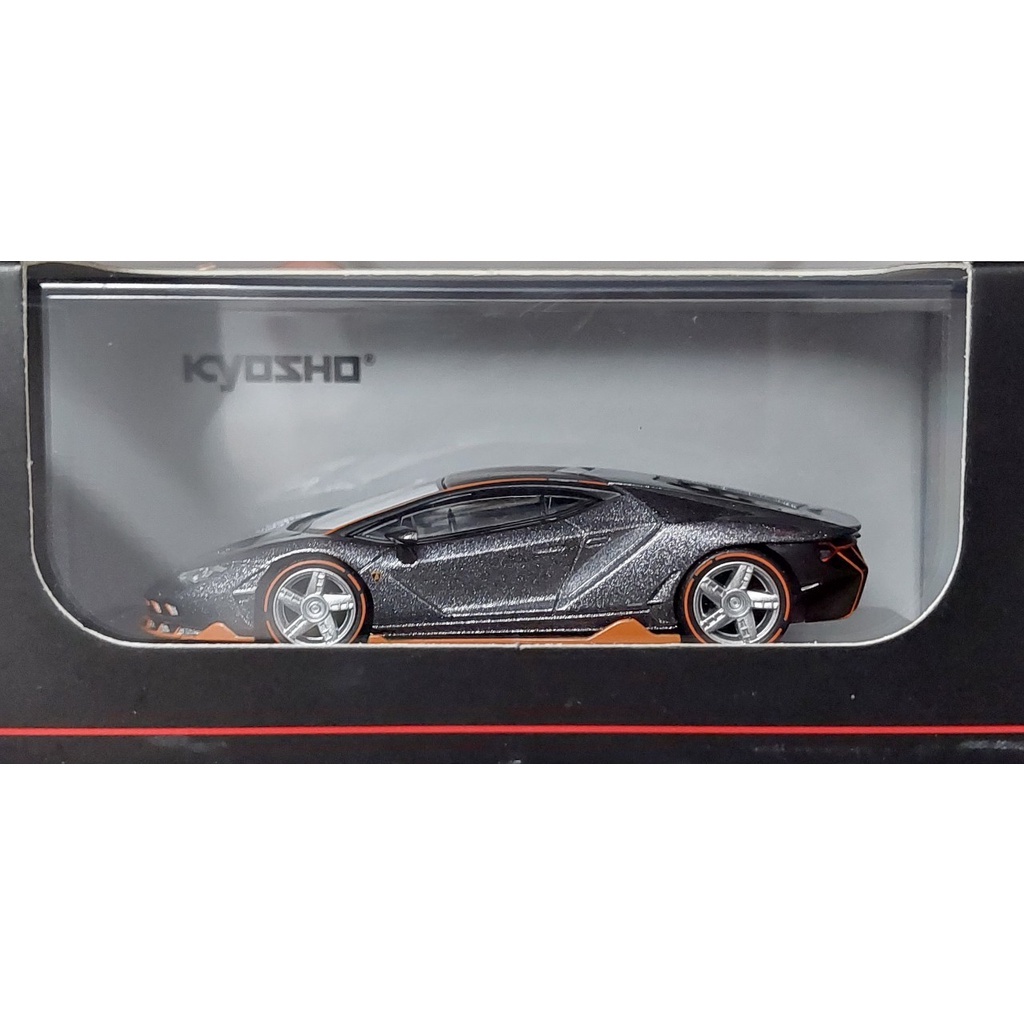 Toysk xe mô hình tĩnh Lamborghini Centenario Kyosho màu Xám Cam tỷ lệ 1:64