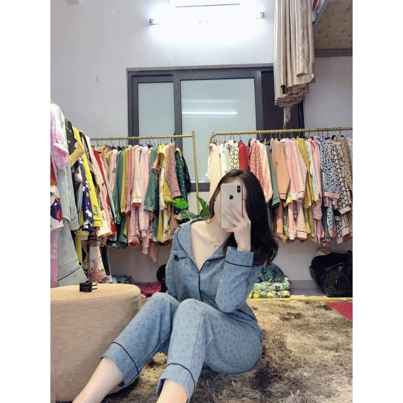 Pijama Nhung Tăm Hình Sale Sập Sàn