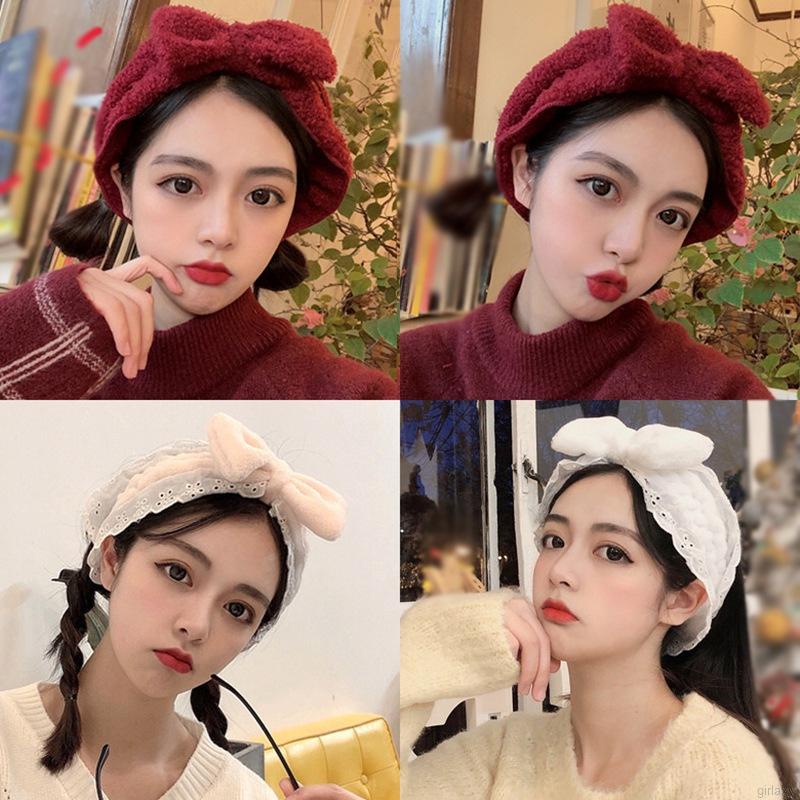 Băng đô cài tóc dạng ấn chống trượt kiểu Hàn Quốc dễ thương cho nữ