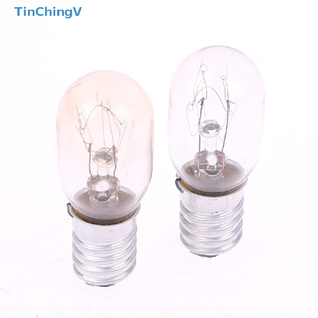 Bộ 2 Bóng Đèn Đầu Nhỏ 15W Bằng Nhôm Chuyên Dụng Cho Tủ Lạnh / Lò Vi Sóng