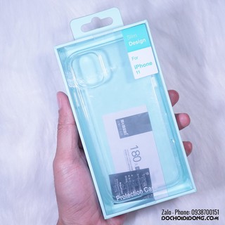 Ốp Lưng IPhone 11 Pro Max Memumi Crystal Clear