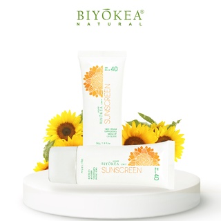 Kem Chống Nắng Biyokea SPF 40+ 50g Giúp Dưỡng Ẩm, Ngăn Ngừa Nếp Nhăn, Chống Lão Hóa Đạt Chuẩn Quốc Tế CGMP