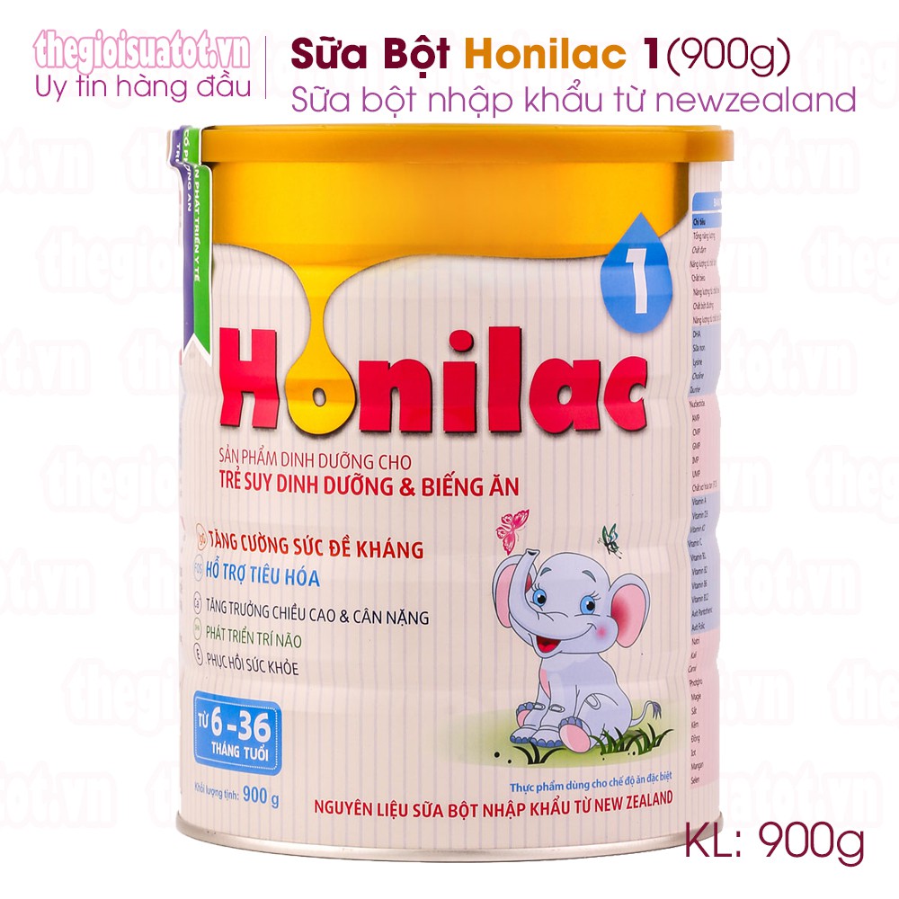 Sữa bột Honilac số 1 - 900g - bổ sung dinh dưỡng cho trẻ | BigBuy360 - bigbuy360.vn
