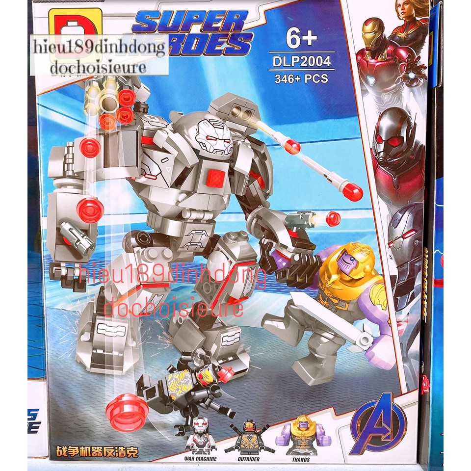 Lắp ráp xếp hình War Machine Buster Người sắt ironman DLP2004