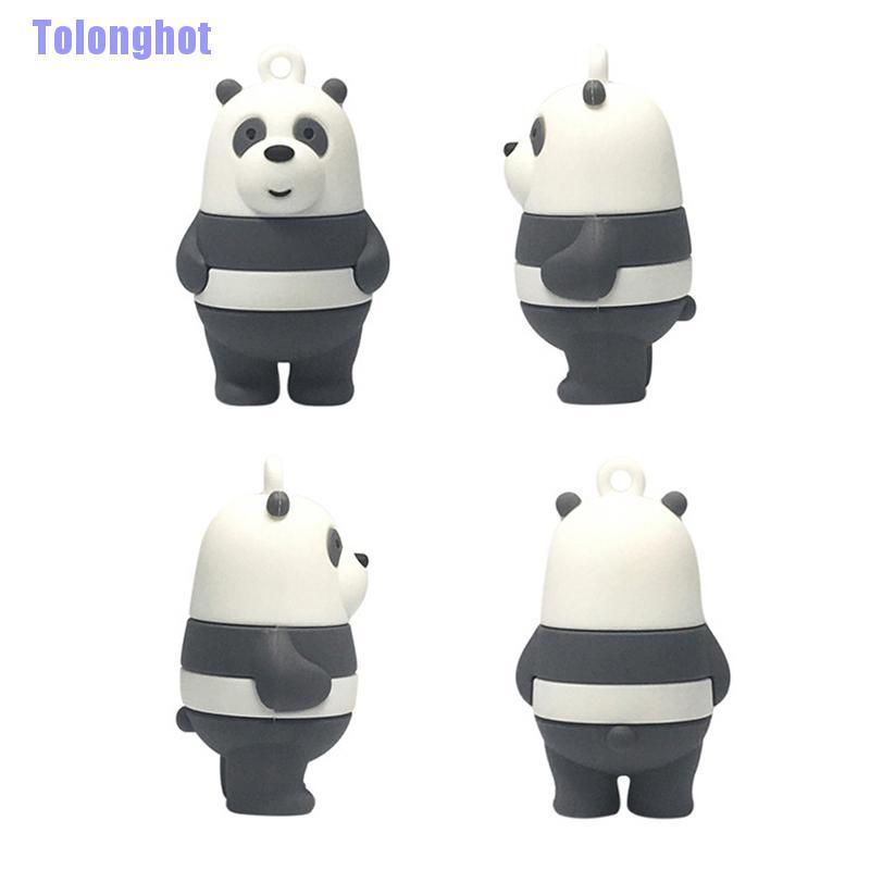 Tolonghot> we bare bears keyrings ice bear key chain lanyard bag pendants ornaments collect