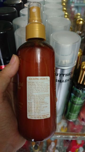 Sữa xịt dưỡng tóc Kella Argan oil 250ml date new2020