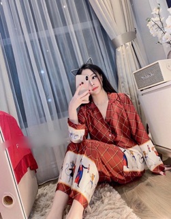 Lụa satin chú lính xịn đét
