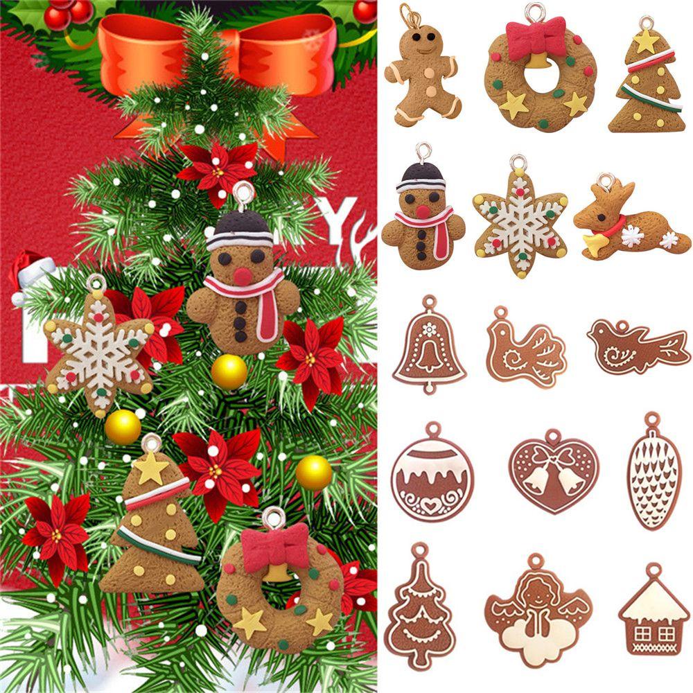 Set 6 / 11 Phụ Kiện Treo Trang Trí Giáng Sinh DIY Mới