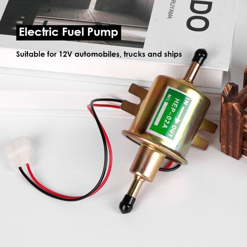 chạy điện Máy bơm nhiên liệu   áp suất thấp 12V HEP-02A  cho xe máy ô tô