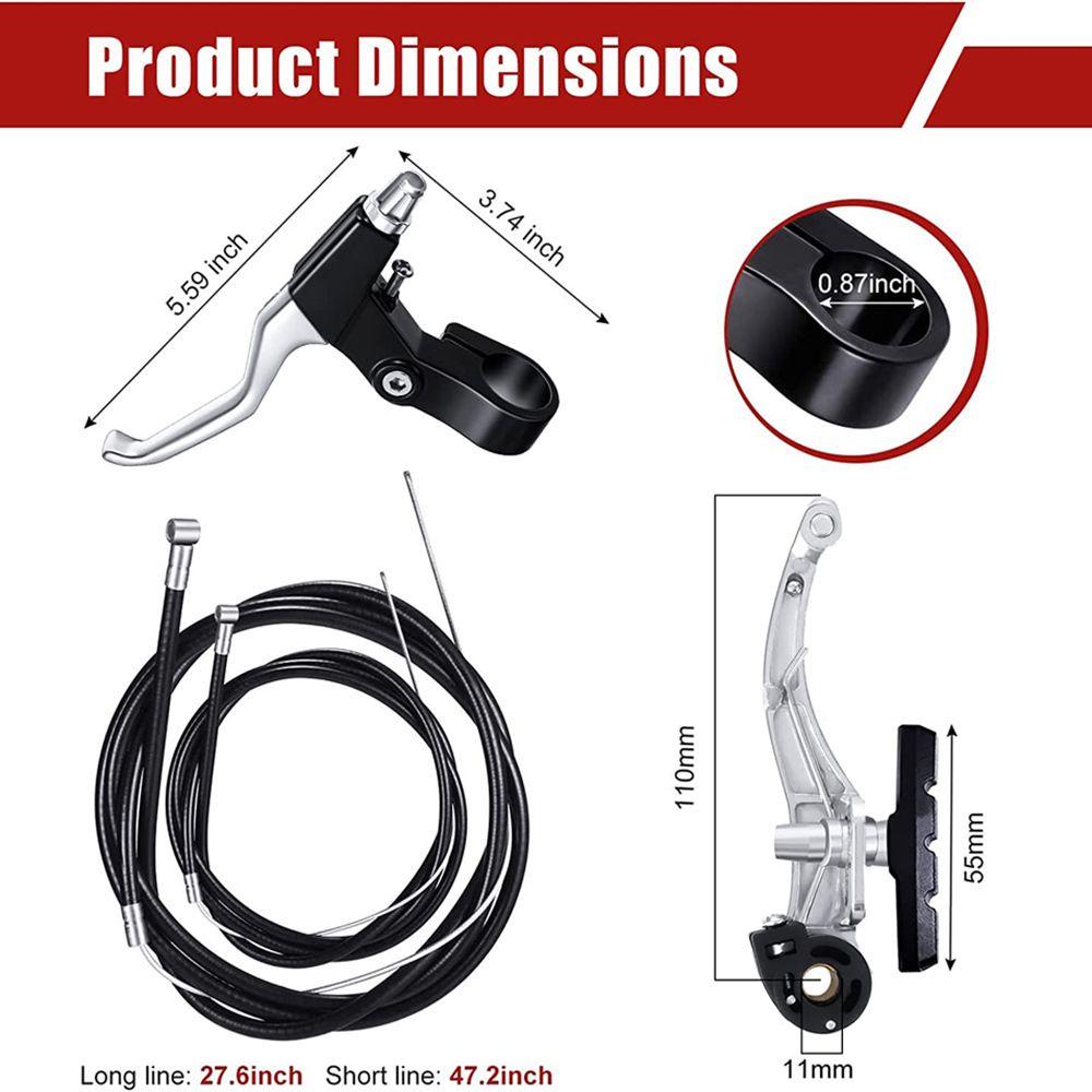 Bộ phanh xe đạp dalton 1 bộ phanh trước và sau xe đạp tuyến tính kéo vành phanh xe đạp accesorios bộ phận xe đạp hợp kim v bộ kẹp phanh