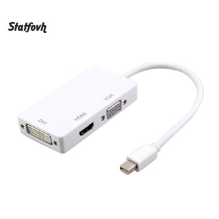 Cáp Chuyển Đổi 3 Trong 1 Từ Cổng Mini Sang Cổng Hdmi Vga Dvi