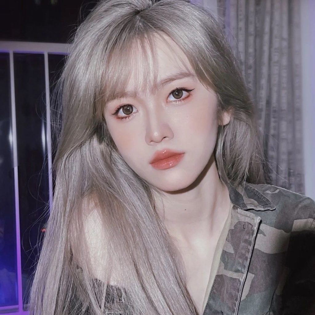 Tóc Giả Dài Thẳng Màu Hồng Sáng Tự Nhiên Phong Cách lolita Hàn Quốc Cho Nữ