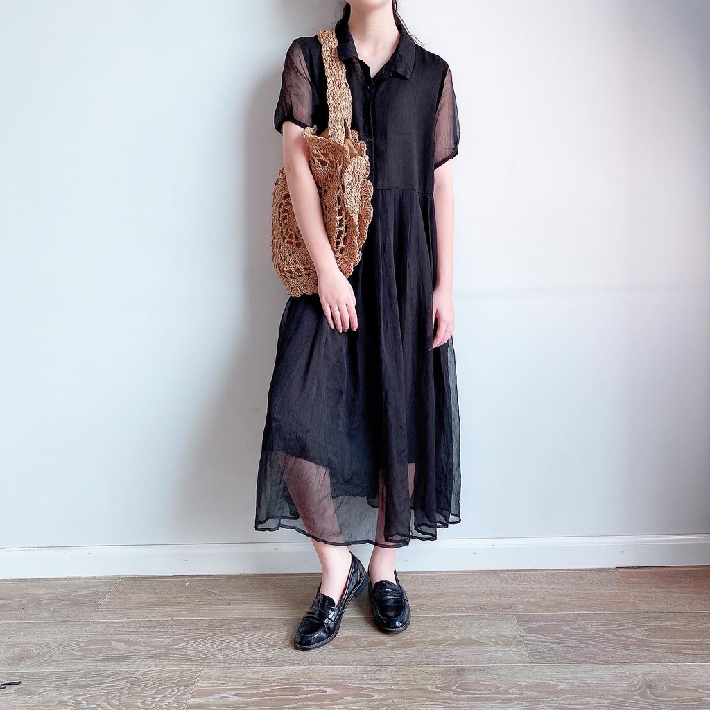 Đầm babydoll dáng dài