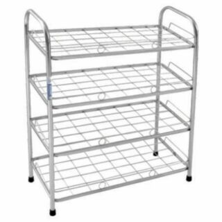 Kệ dép inox cao cấp 4 tầng