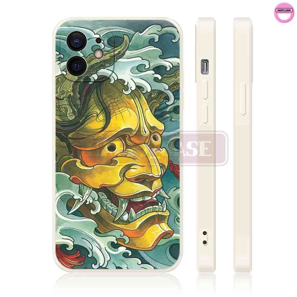 Ốp iPhone NB477 Hình Quỷ Nhật Bản Chống Sốc iPhone Happy Case