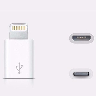 Đầu nối cáp sạc / Đầu chuyển Micro Usb ra iphone 5/6/7 ( Freeshop Toàn Quốc )
