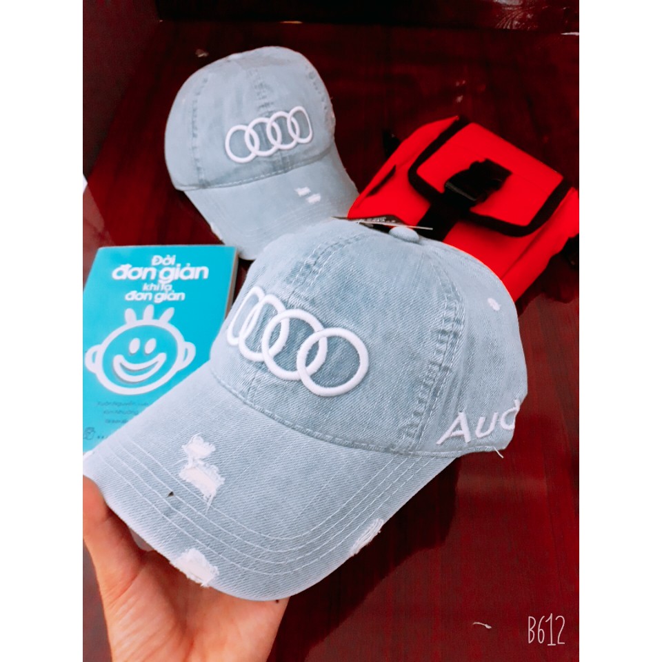 Mũ Lưỡi Trai Jean Audi ❤️Freeship❤️ Nón Lưỡi Trai Jean Thời Trang