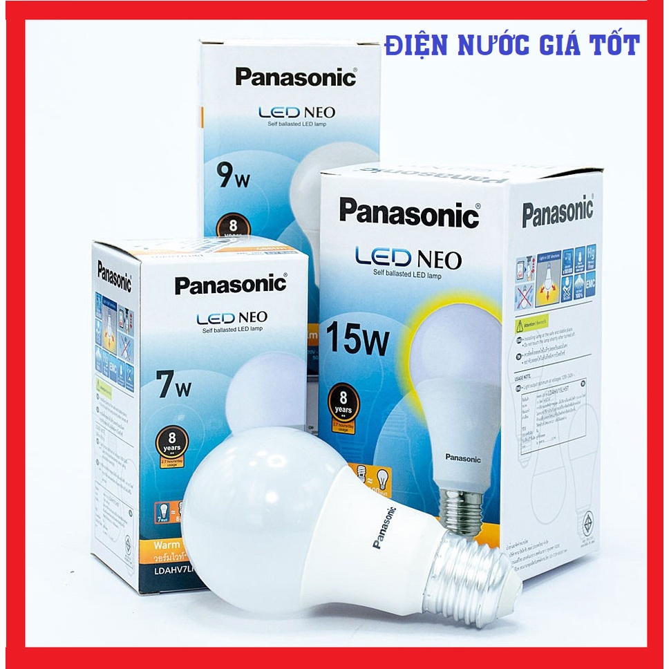 Bóng đèn LED NEO BULB 3W, 5W, 7W, 9W, 12W, 15W – Panasonic