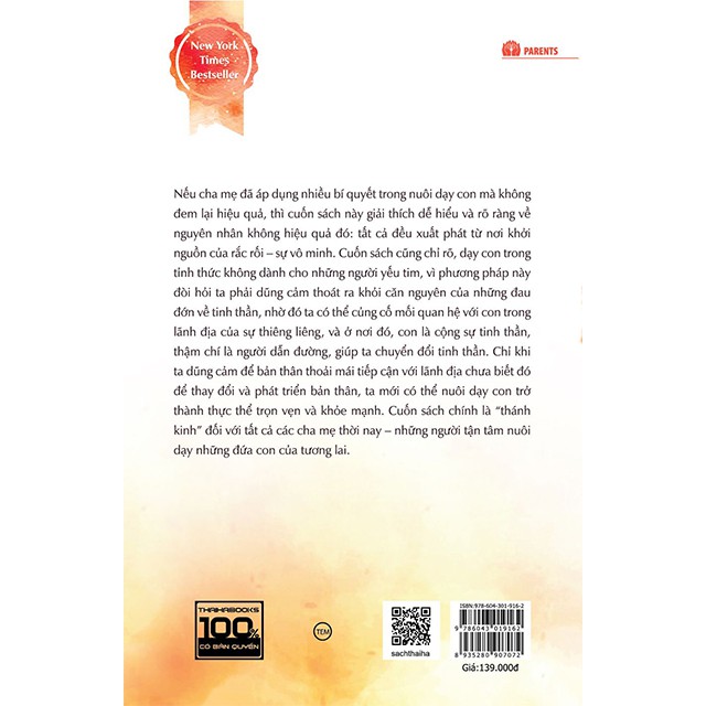 [Mã LIFEMALL995 giảm 10% đơn 99K] Sách - Làm cha mẹ tỉnh thức - Thái Hà Books