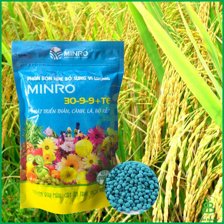 PHÂN BÓN HỖN HỢP NPK MINRO 30-9-9 LOẠI 1KG