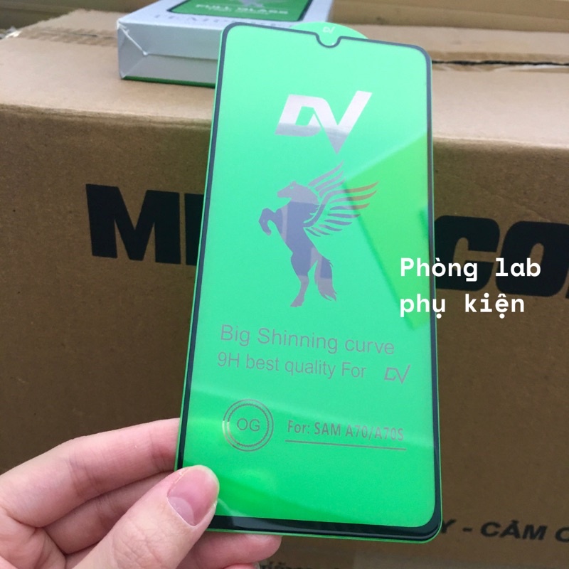 Kính cường lực DV High Quality Premium độ cứng 9H, full màn, chống trầy xước cho Samsung