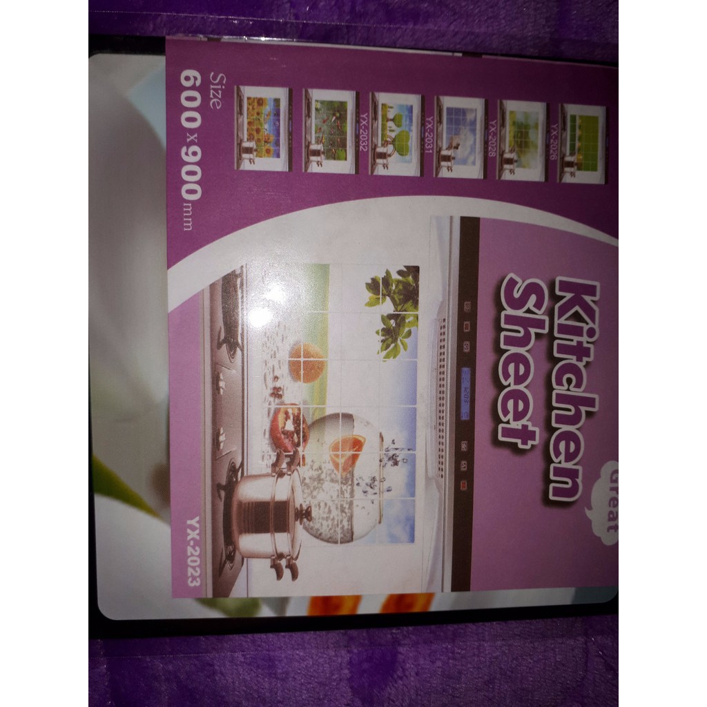 Giấy dán tường nhà bếp chịu nhiệt