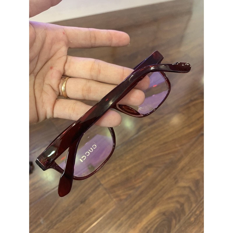 Gọng kính cận gucci mắt vuông siêu bền