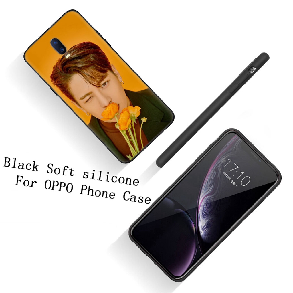 Ốp điện thoại silicon dẻo viền đen hình Jackson Wang cho OPPO F11 R17 PRO F1PLUS A9 R9 R9S R15 A1K A5 A9 2020