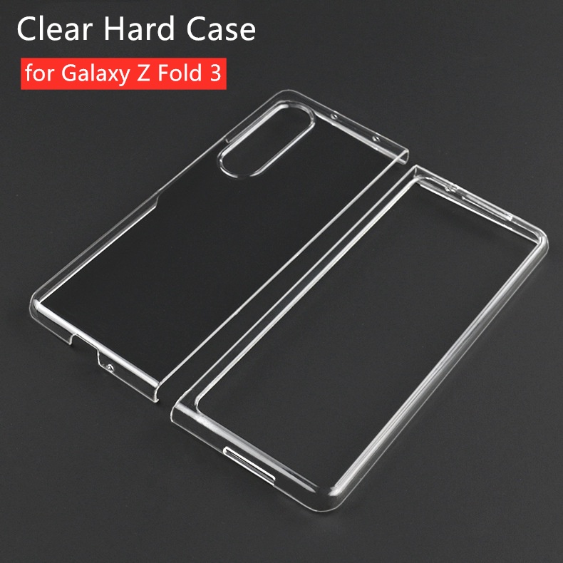Ốp điện thoại trước + sau bảo vệ siêu mỏng màu trong suốt cho Samsung Galaxy Z Fold 3 Galaxy Z Fold 2 Galaxy Z Flip 3
