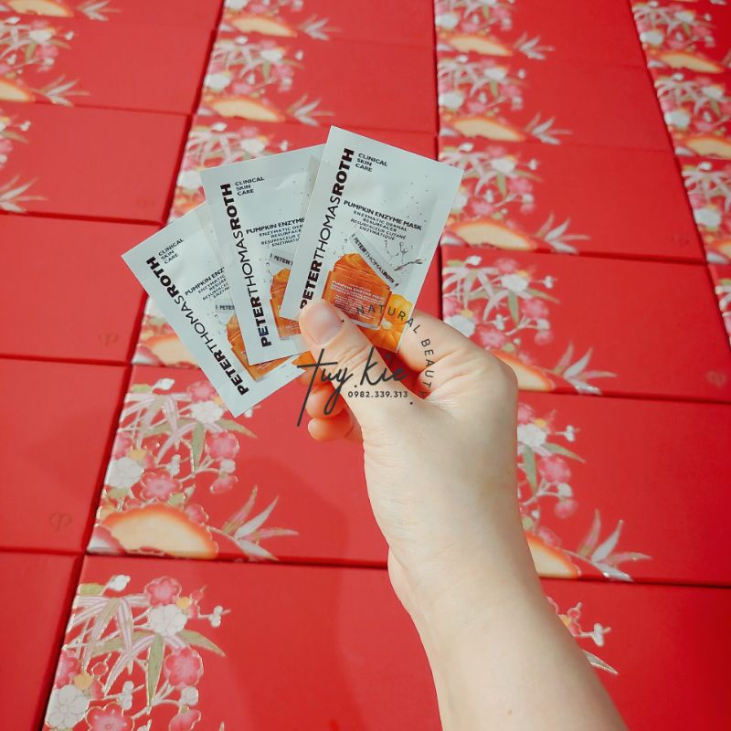 [ Combo 10 gói ]Mặt nạ Tẩy Da Chết, Sáng Da Peter Thomas Roth Pumpkin Enzyme Mask