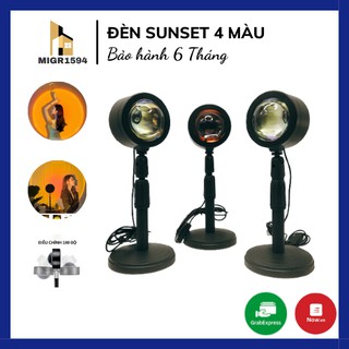[SẴN HÀNG] Đèn Rose Blackpink, đèn sunset 4 màu hot trend tiktok - Điều Chỉnh Linh Hoạt 4 Tông Màu - Công Suất 5W