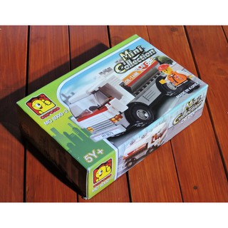 Lắp Ráp Lego OXFORD, Lắp Ráp Mô Hình Xe Bồn Trở Dầu