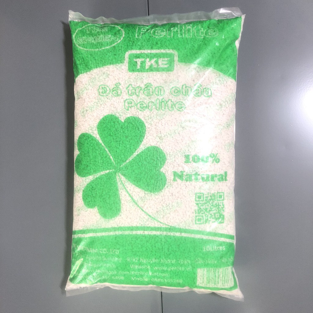 Đá Perlite tự nhiên 100%, túi 10 lít