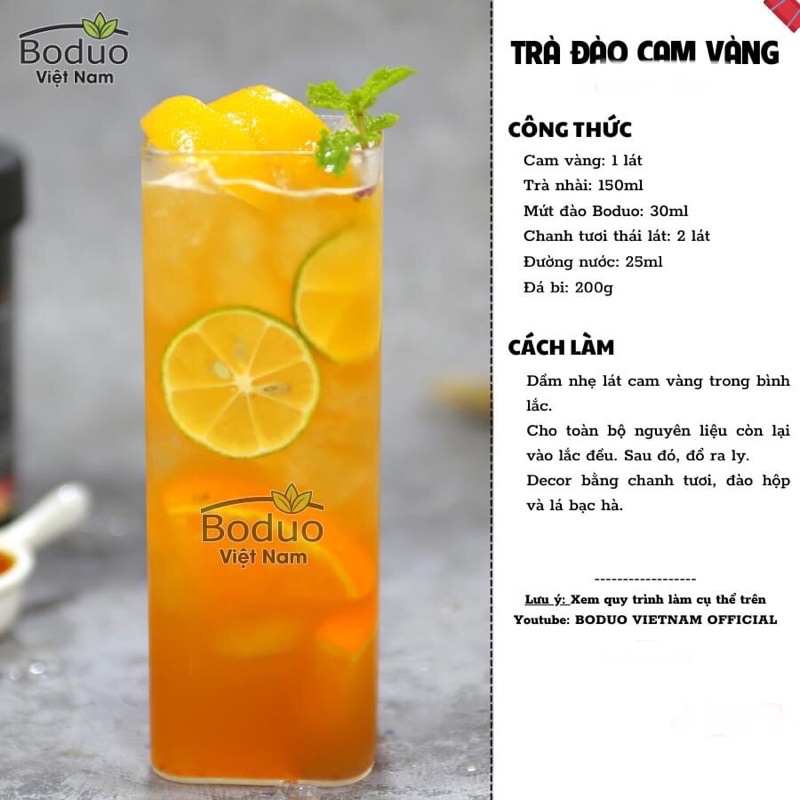 Mứt đào Boduo hộp 1,3kg