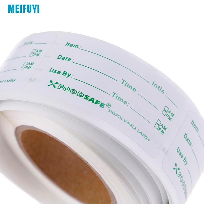 Set 250 miếng dán đánh dấu hộp thức ăn 439v tự dính có thể tháo gỡ