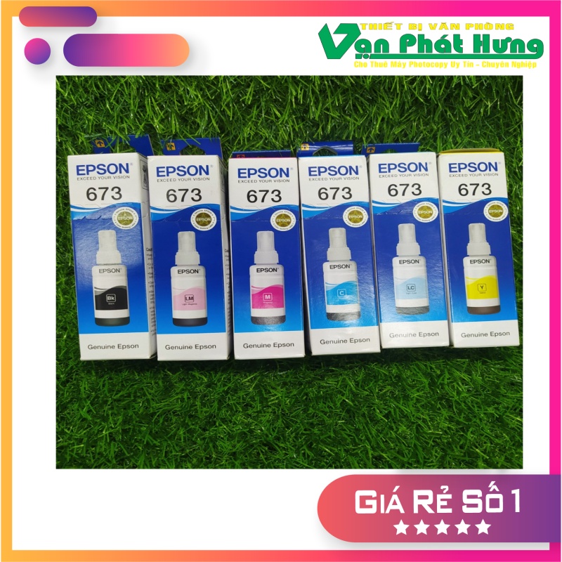 Hộp mực in phun Ep.son T673 dùng cho máy Ep.son L800/L805/L850/L1800