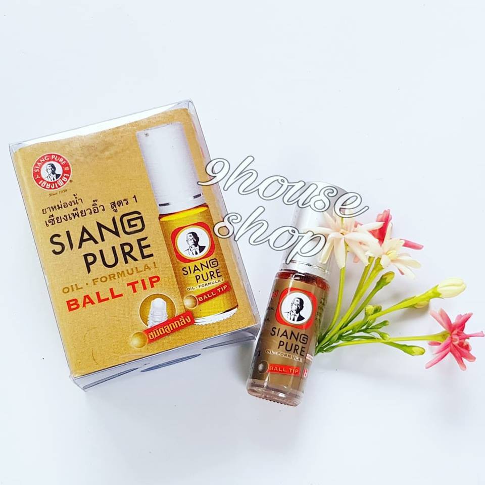 01 Dầu lăn Siang Pure Oil Thái Lan 3cc