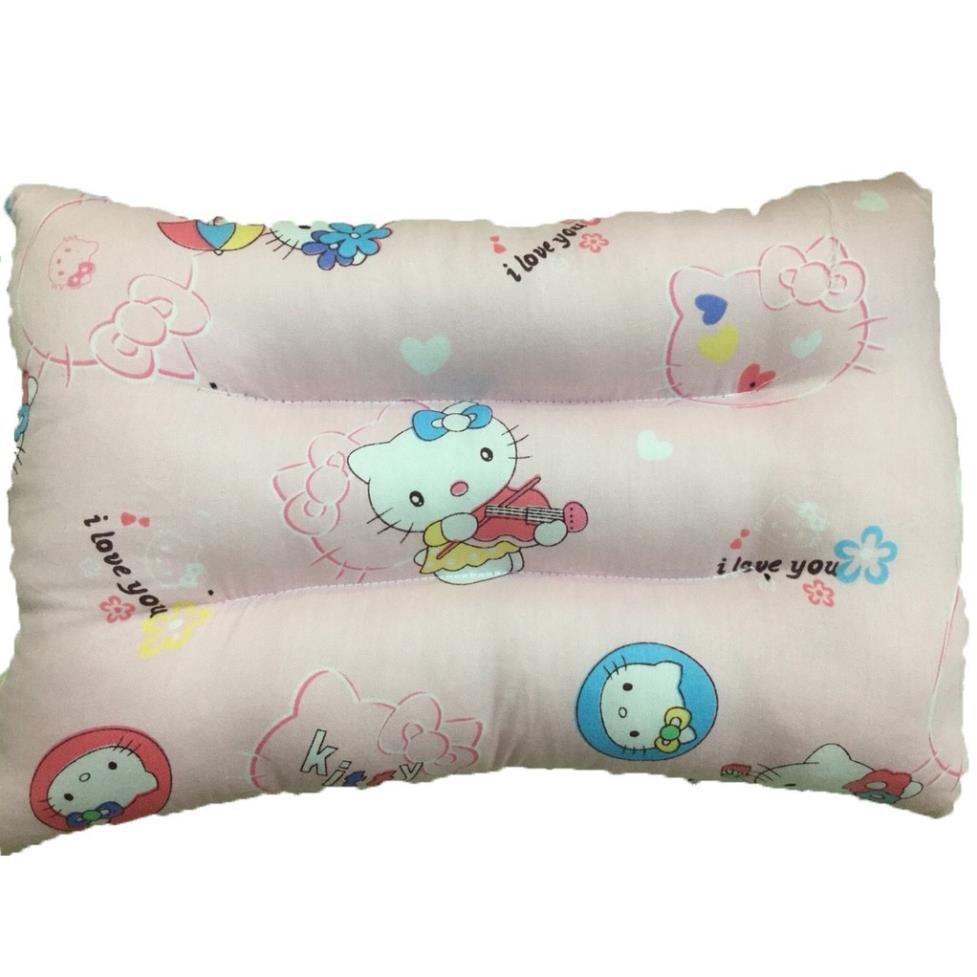 Gối Massage 3 Rãnh Chống Mỏi Cho Bé Hàng Cotton