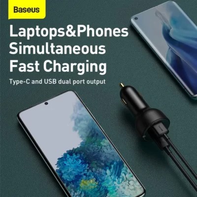 Tẩu sạc ô tô Baseus Supreme Digital Display PPS Dual Fast Charger Car sạc nhanh dùng cho ô tô