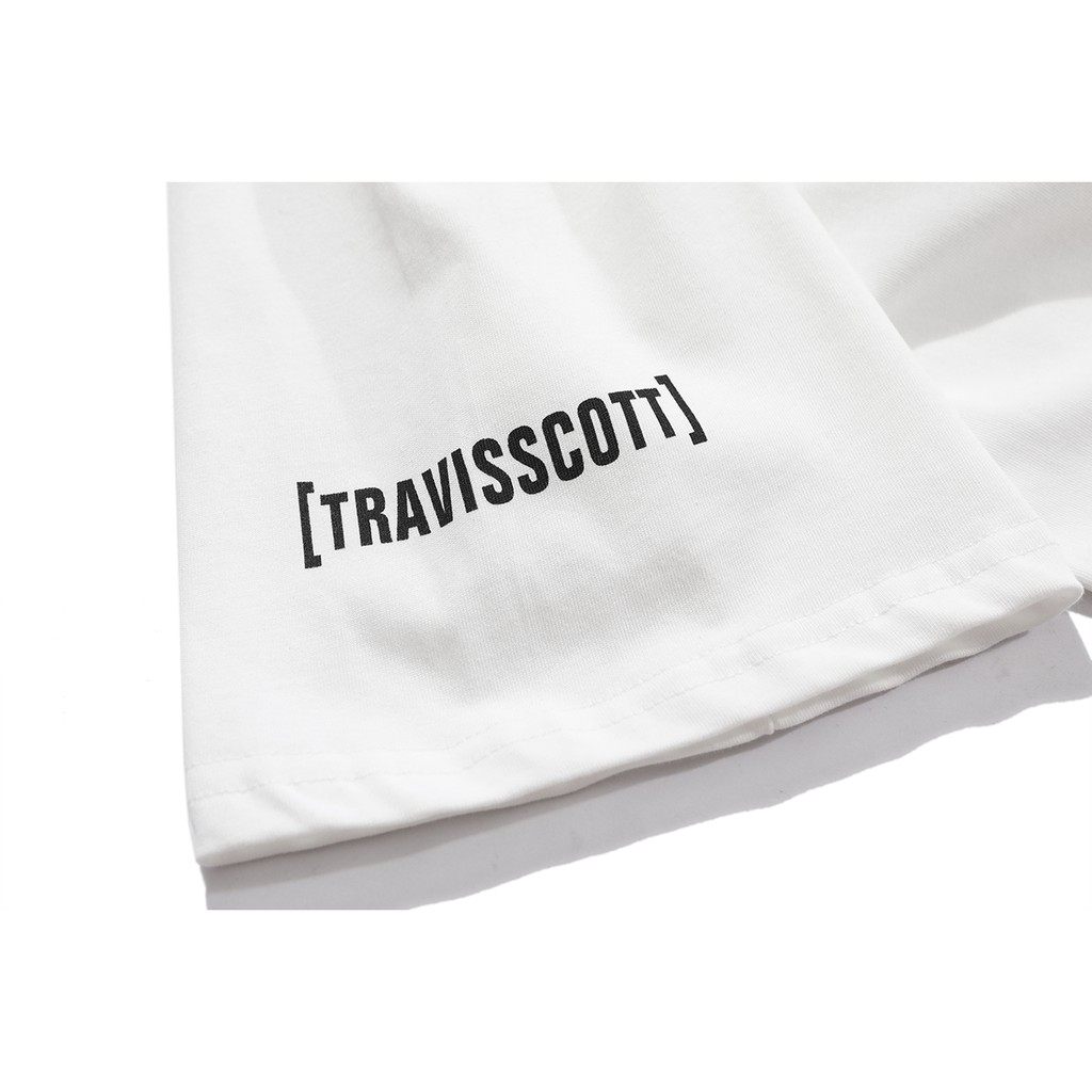 Travis Scott new cactus arm letter print fashion loose T-shirt