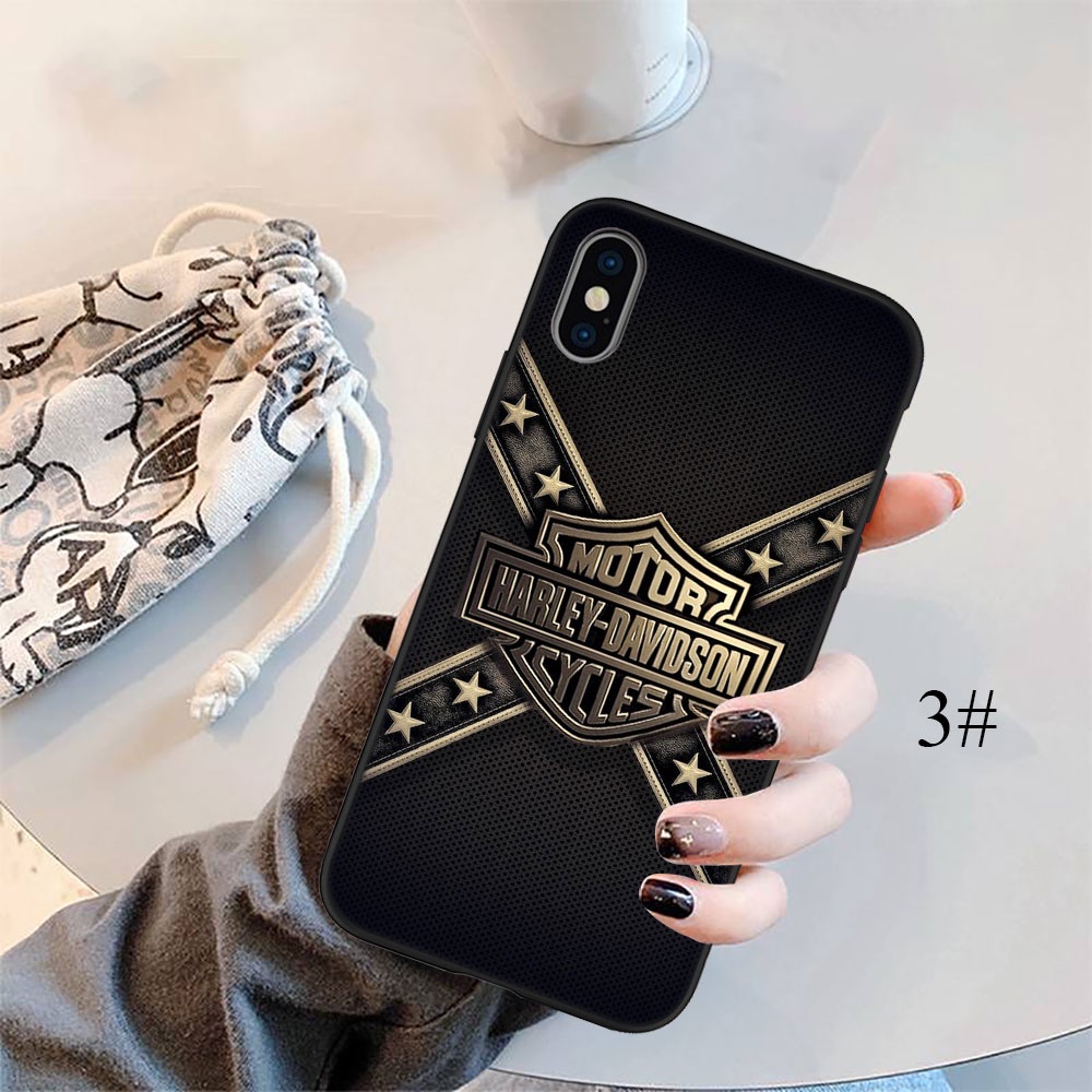 Ốp Điện Thoại Họa Tiết Harley Davidson Cho iPhone 5 5S 6 6S 7 8 11 Pro Max Plus SE XR IJ65