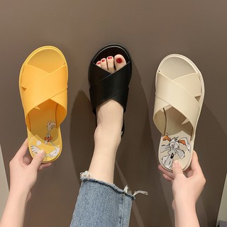 Dép lê nữ quai chéo hàng Qc cao cấp