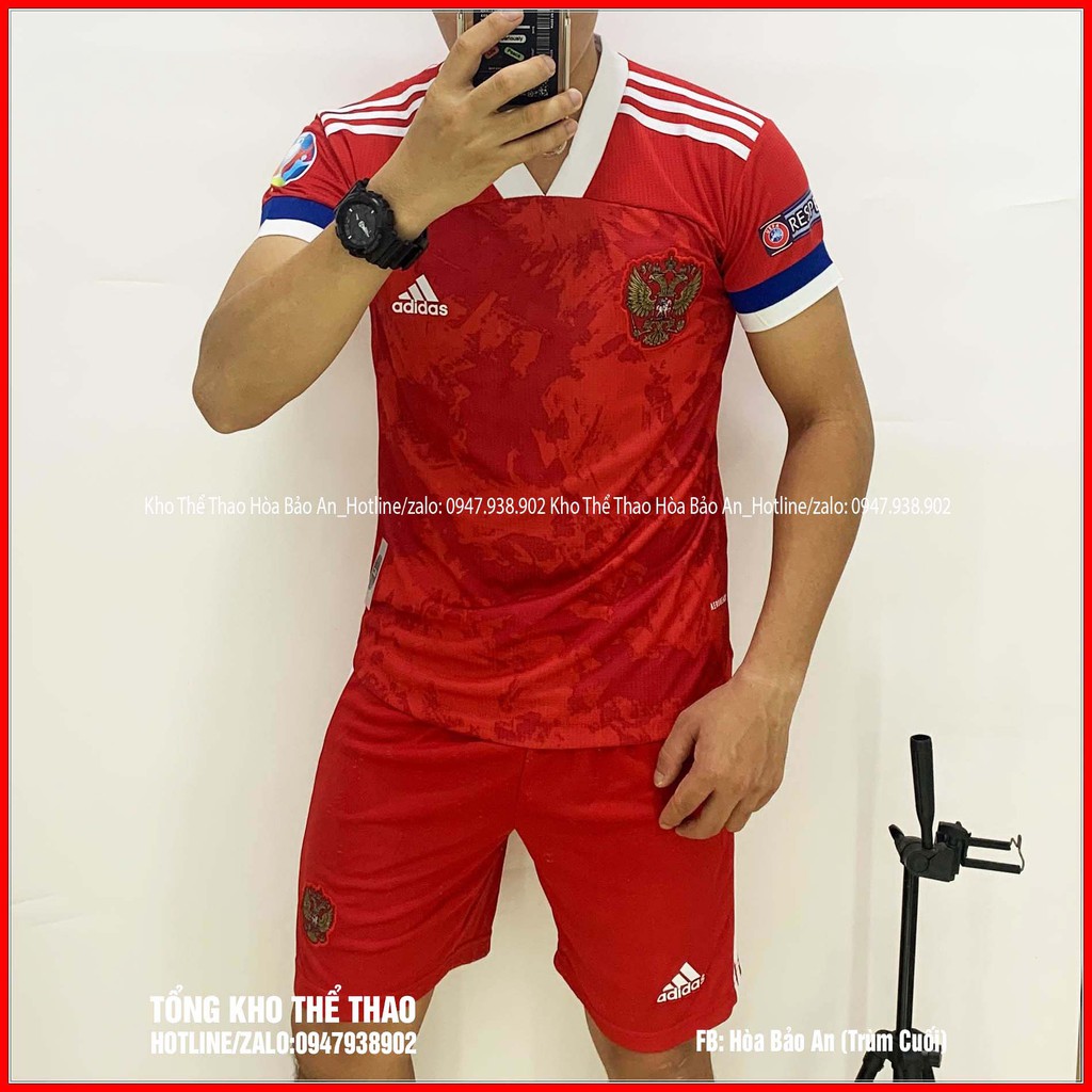Áo Đá Banh Tuyển Nga Cao Cấp/ Freeship/ Bộ Quần Áo Bóng Đá Đội Tuyển Nga cao cấp bản thái 2020