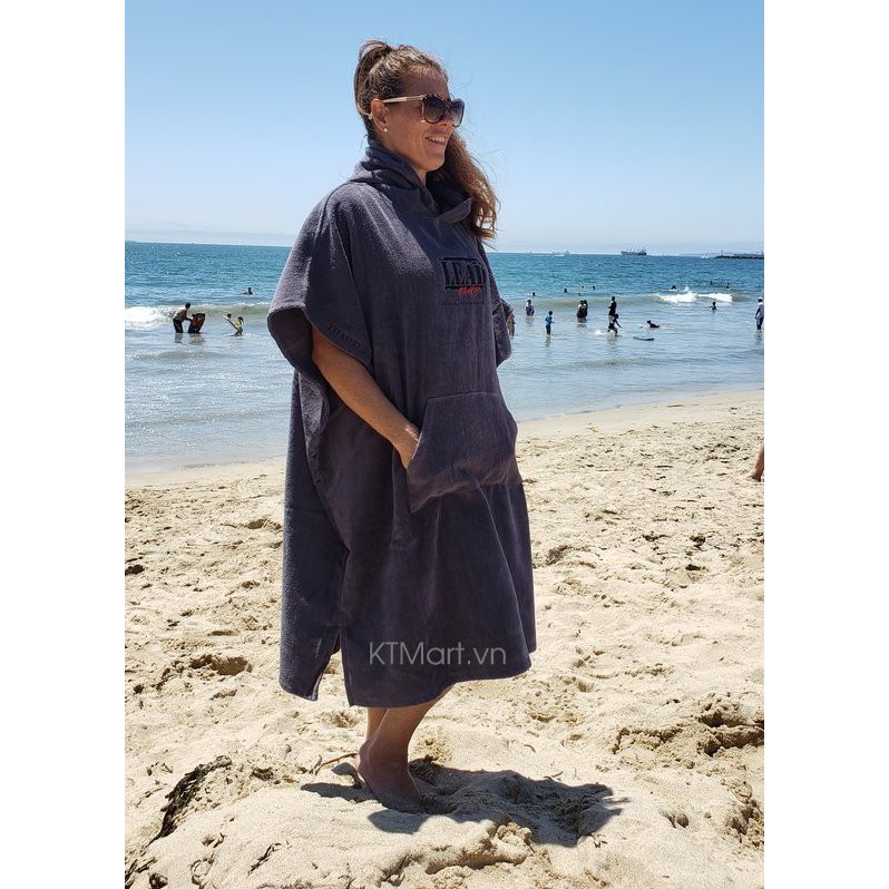 Áo choàng tắm Lead Wake Towel Hoodie White size S/M - L/XL | BigBuy360 - bigbuy360.vn