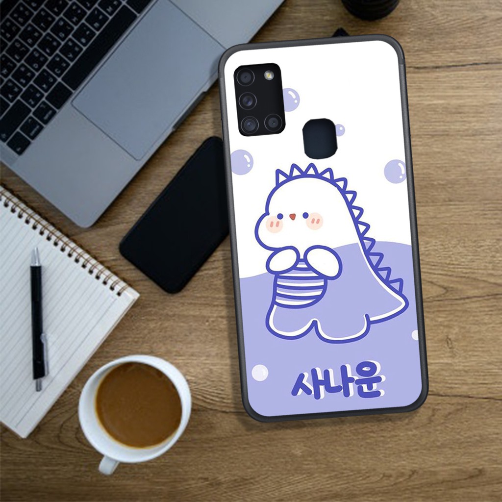 ỐP LƯNG  SAMSUNG A21S/M30S/M21/M31, IN HÌNH CHÚ KHỦNG LONG SIÊU CUTE PHO MAI.